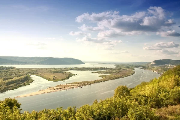 Rio Volga — Fotografia de Stock
