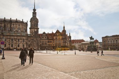 Şehir Dresden tarihi merkezi