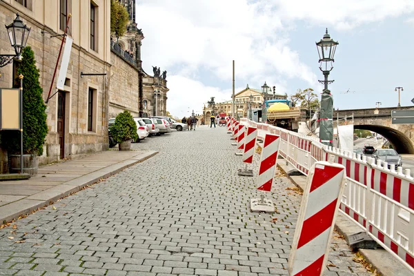 Embankment of the river Elbe — Stock Photo, Image