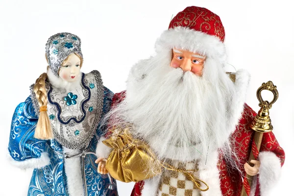 Ded Moroz and Snegurochka — Stock Photo, Image