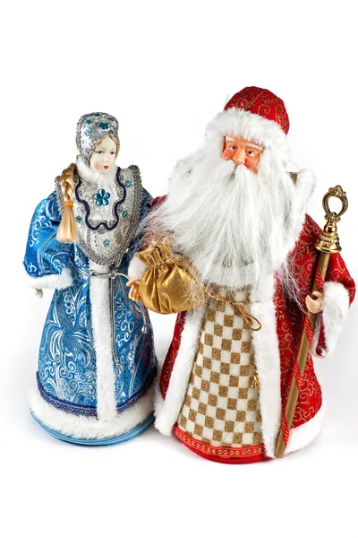 Ded Moroz and Snegurochka — Stock Photo, Image