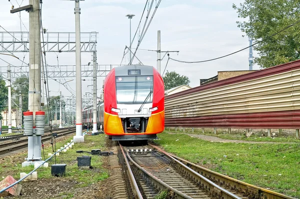 Elektriska höghastighetståg tåg — Stockfoto