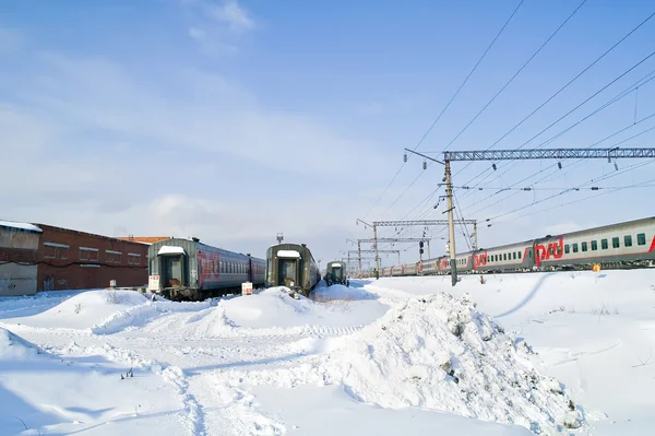 Stoisko pociągów — Zdjęcie stockowe