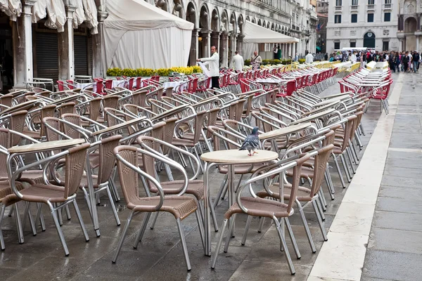Café auf der piazza san marco — Stockfoto