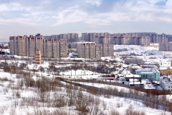 Murmansk staden — Stockfoto