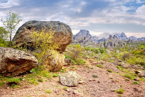 Valley of ghosts. Demerdzhi — Stock Photo, Image