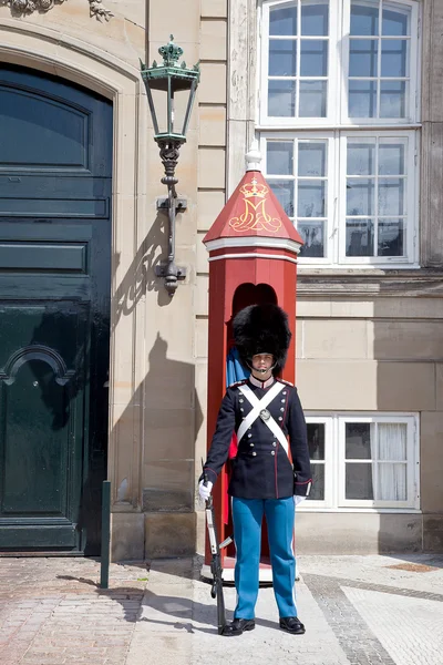 Guardsman on a post — Stock Photo, Image