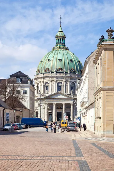 Köpenhamn. marmor kyrka — Stockfoto