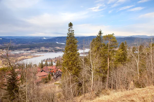 Norge. utsikt från berget — Stockfoto