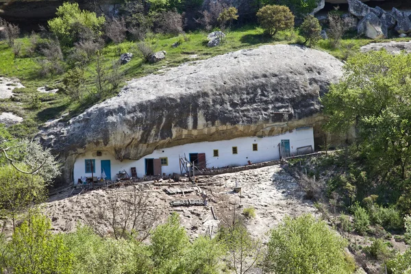 Uspensky mosteiro caverna — Fotografia de Stock