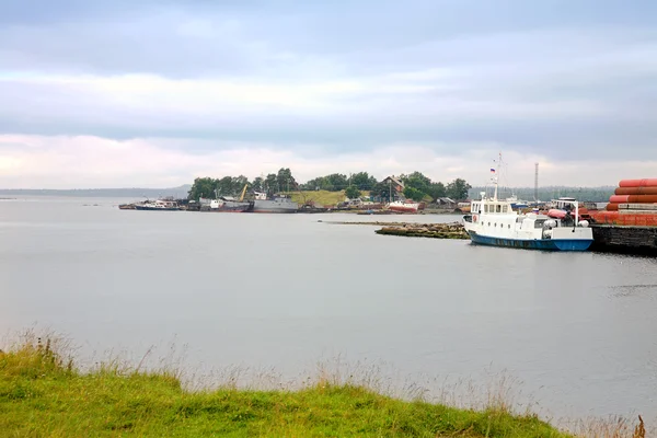 Strand der Insel Solovki — Stockfoto