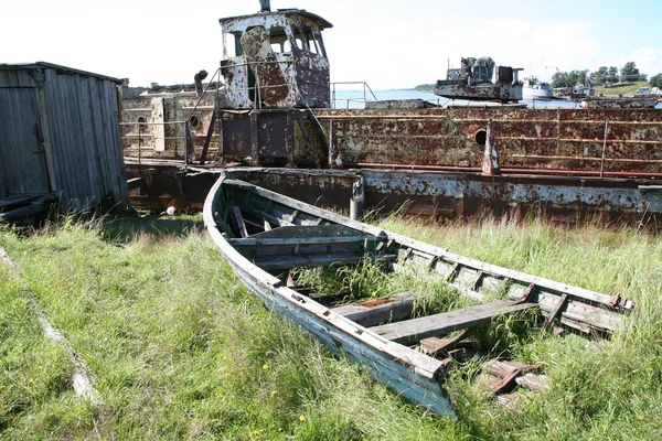 Old sea boat — Stock Photo, Image