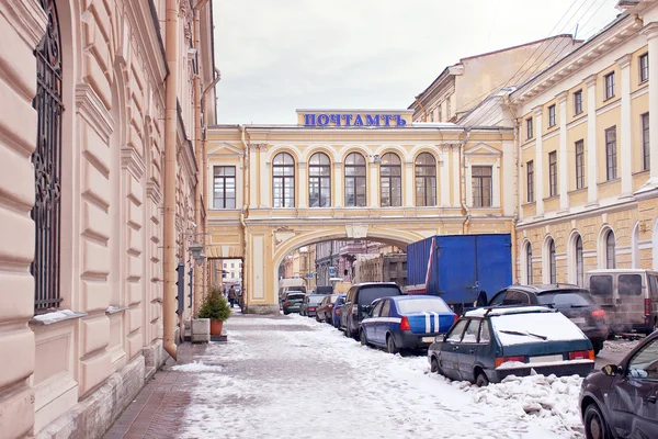 Historiska postkontor i Sankt petersburg — Stockfoto