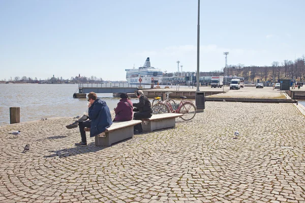 Město Helsinky. panoráma města — Stock fotografie