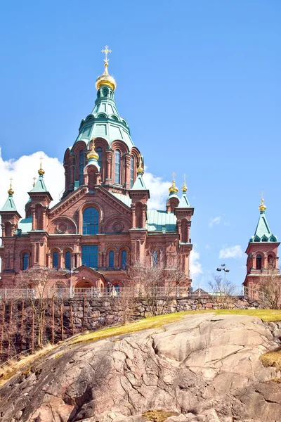 Uspenski-Dom. Helsinki — Stockfoto