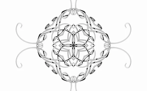 Muster aus einem Fraktal — Stockfoto