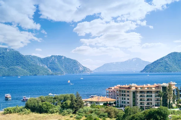 Stad marmaris — Stockfoto