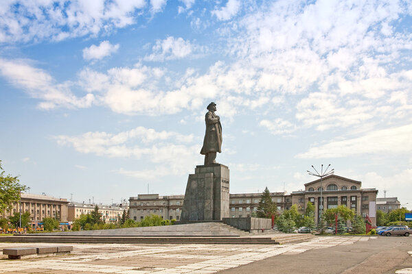 Krasnoyarsk, Lenin monument 