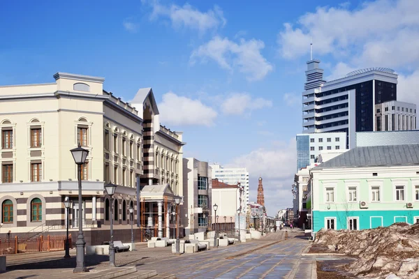 Rue dans la ville de Kazan — Photo