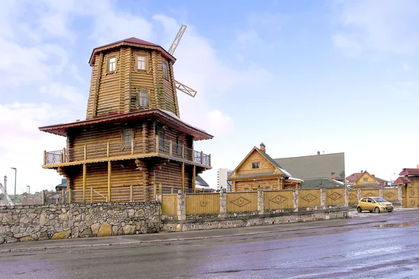 Anordnung der Windmühle. kasan — Stockfoto