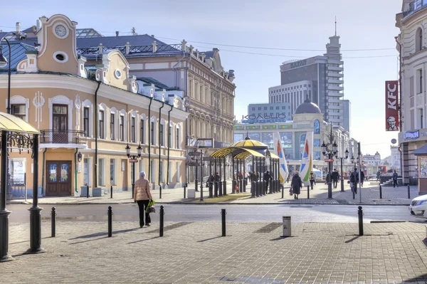 Straat in de stad van kazan — Stockfoto