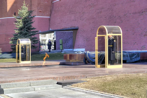 Moscow. Tomb of the Unknown Soldier — Stock Photo, Image