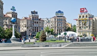 Kiev, şehrin ana Meydanı