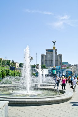 Kiev, şehrin ana Meydanı