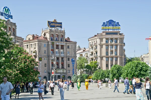 Kiev, şehrin ana Meydanı — Stok fotoğraf