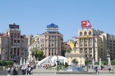 Kiev, şehrin ana Meydanı