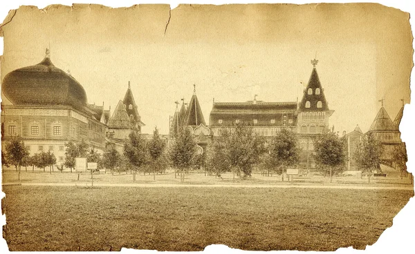 Palacio del zar Alexei Mijáilovich Románov se encuentra en Kolomenskoye. D) —  Fotos de Stock