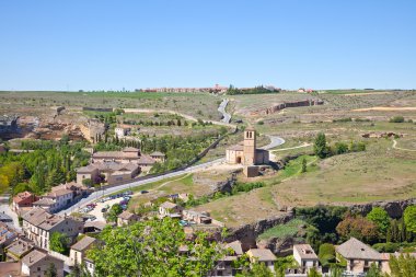 şehir ve segovia ve Tapınak Şövalyeleri'nin 