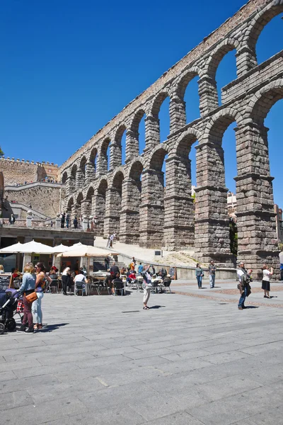 Segovia, utca-és városrészlet — Stock Fotó