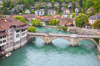 İsviçre, şehir bern ve nehir aare