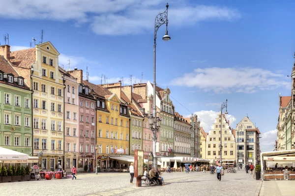Wroclaw, bybillede - Stock-foto