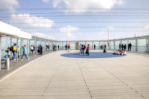 Paris, observation deck on the roof of skyscraper of Montparnass — Stock Photo, Image