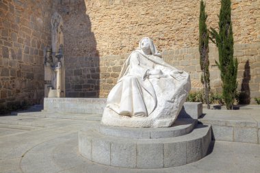 Şehir avila, Aziz teresa'nın heykel