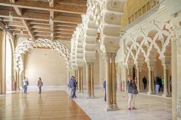 Saragossa. Pałac aljafer — Zdjęcie stockowe