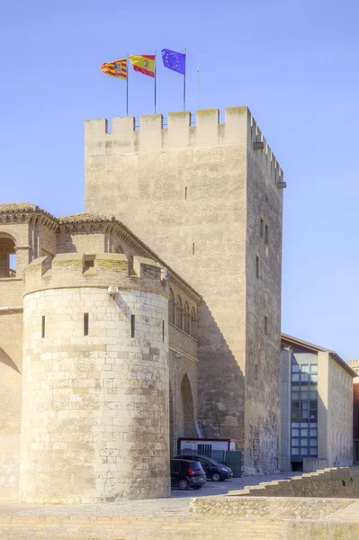 Сарагоса. Дворец Альхафер — стоковое фото