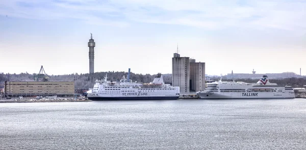 Sztokholmie. portu — Zdjęcie stockowe