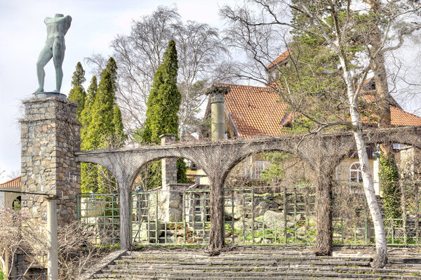Национальный парк скульптур "Millesgarden" в Стокгольме
