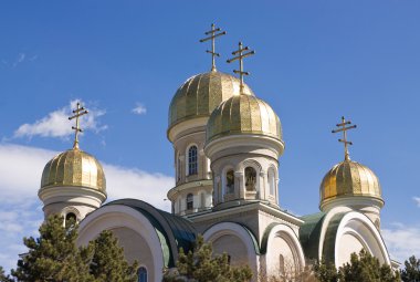 Russian church. clipart