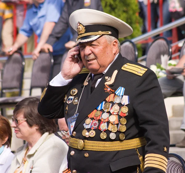 Russian war veteran. — Stock Photo, Image
