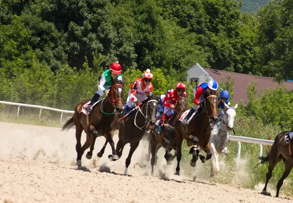 Corrida de cavalos — Fotografia de Stock