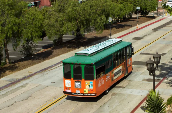Autobús turístico en San Diego. — Foto de Stock