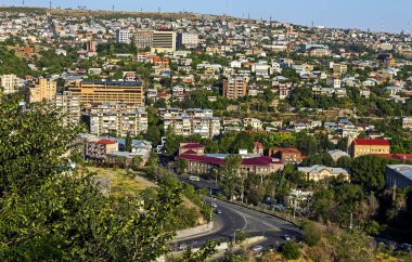 Ermenistan 'ın Erivan şehrine bakın - dünyanın en eski şehirlerinden biri..