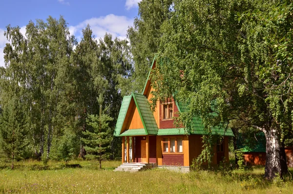 Traditional russian rural wooden house Stock Picture