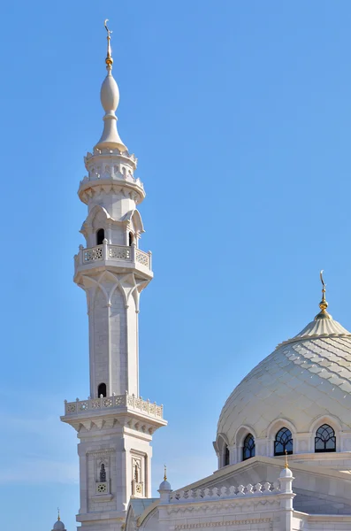 Minaret van de moskee in Tatarije, Rusland Stockfoto