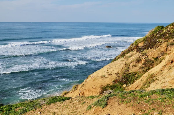 Landscape with hills and Mediterranean sea Stock Picture