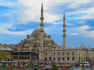 Görünümü galata Köprüsü'nden yeni Camii